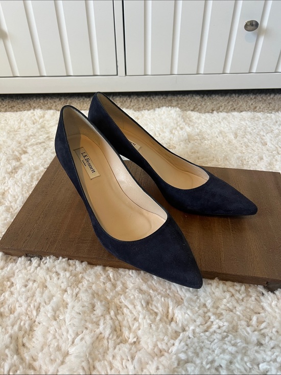 LK Bennett Shoes - Lk Bennett Audrey Pointed-Toe Suede Heeled 7.5/38.5 NEW
